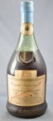 A 1922 bottle of Bisquit Dubouche, Grand Fine Champagne, Cognac, stamped selected for Great Britain,