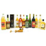 A large quantity of alcohol, to include Clan Murdock Scotch Whisky, 70c, 40% vol,