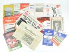 A small quantity of football programmes, mainly 1950's and 1960's,