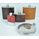 A round hip flask, 'The Dalvey Flask', 13cm diameter,