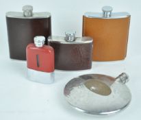 A round hip flask, 'The Dalvey Flask', 13cm diameter,