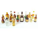 A small quantity of whiskey miniatures