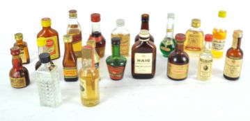 A small quantity of whiskey miniatures