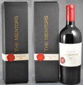 Two bottles of KWV The Mentors Carménère 2017 Limited Edition.