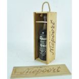 A cased bottle of Niepoort's Porto Colheita 1966 (stored in wood and bottled 1983) 750 ml