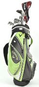 A Calloway golf bag and clubs