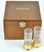 A boxed set of nine Orvis shot glasses,