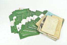 A group of motoring booklets by Profile Publications and other motoring ephemera