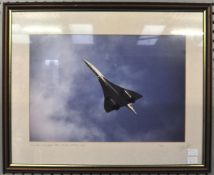 A Concorde limited edition print