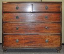 A chest of drawers,