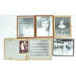 An album of ballet photographs and others similar framed