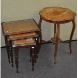 An Edwardian mahogany occasional table