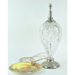 A Waterford crystal millennium table lamp, 56cm high,