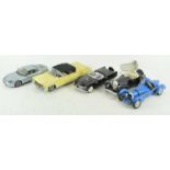 Five model cars