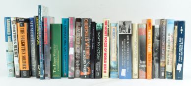 A group of assorted WWI and WWII History books and other Military volumes