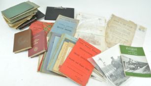 A group of railway ephemera