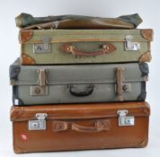 Three suitcases and a holdall