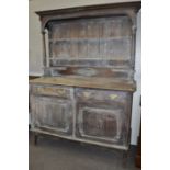 An oak dresser,