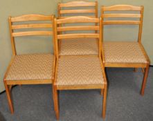 Four kitchen chairs,