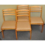 Four kitchen chairs,