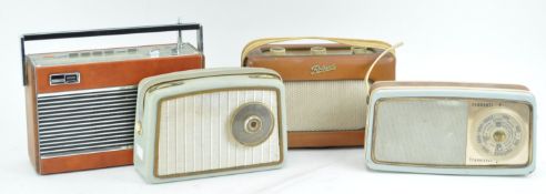 Two Roberts radios and two other radios