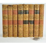 The Complete works of Shakespeare, leather bound,