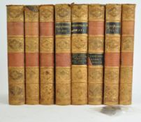 The Complete works of Shakespeare, leather bound,