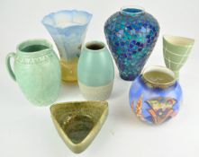 A Carlton ware vase and other ceramics,