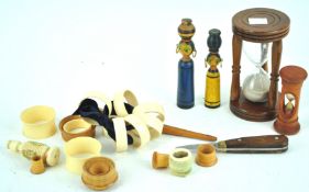 An egg timer and other items