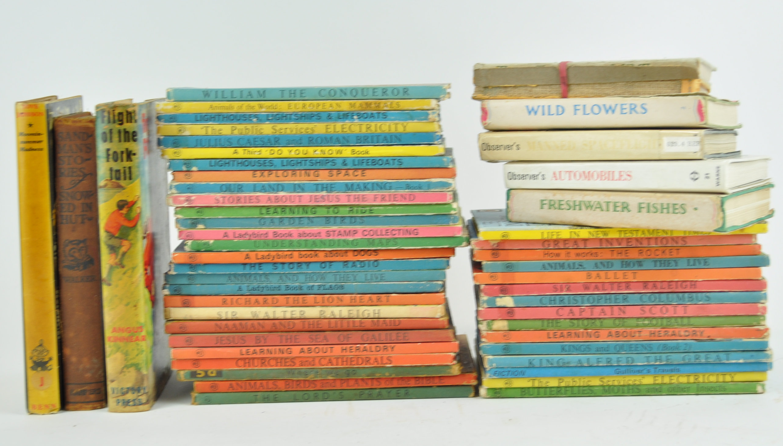 A collection of Ladybird books