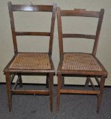Two bergere chairs