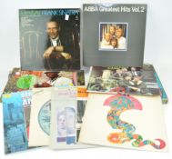 A selection of LP records