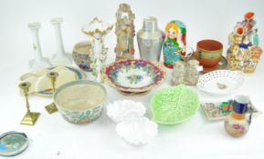 A mixed lot of ceramics and other items