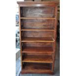 A hardwood bookcase