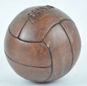 A vintage leather style football,