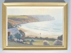 David Rylance, Coastal scene, oil on canvas, signed lower left,