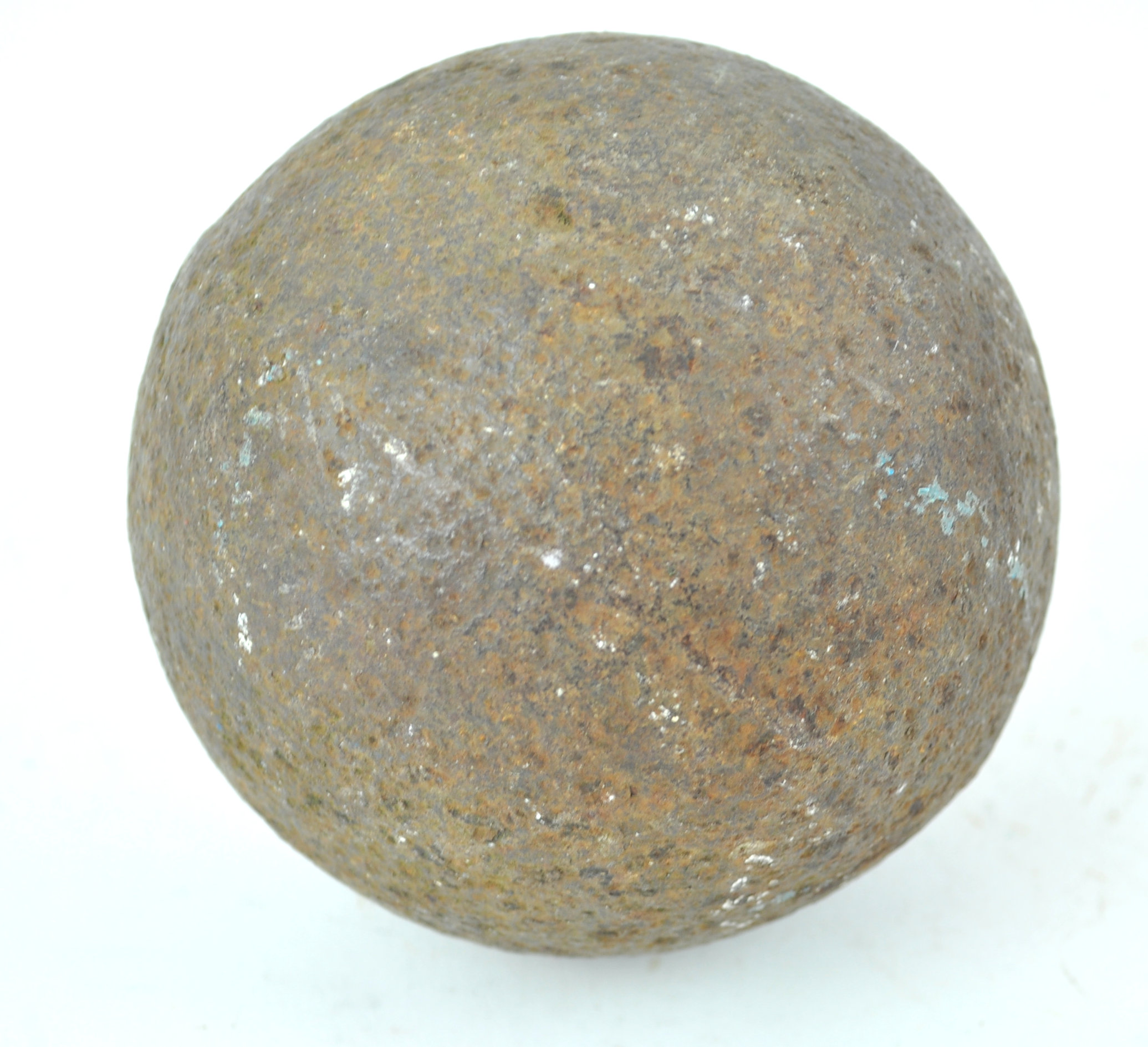 A Civil War cannon ball, discovered in the Cotswolds,