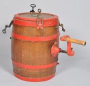 Mellette, The Separation Sales Co ltd, Bristol oak barrel with metal furnishings,