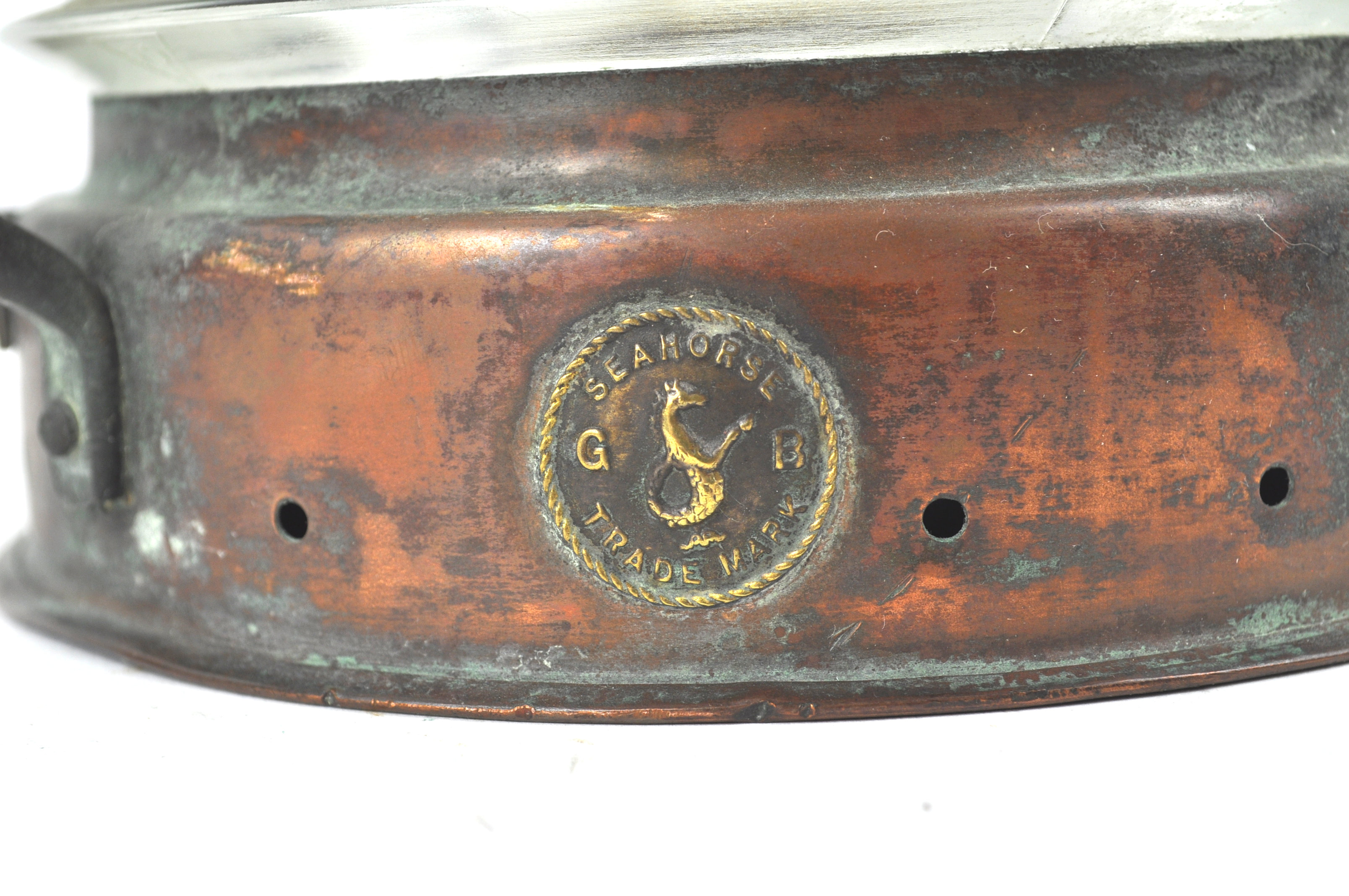 A Ship's copper anchor light, - Image 3 of 4