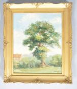 S R Michalski, The Poringland Oak, Norfolk, oil on canvas, signed lower right and dated 1968,
