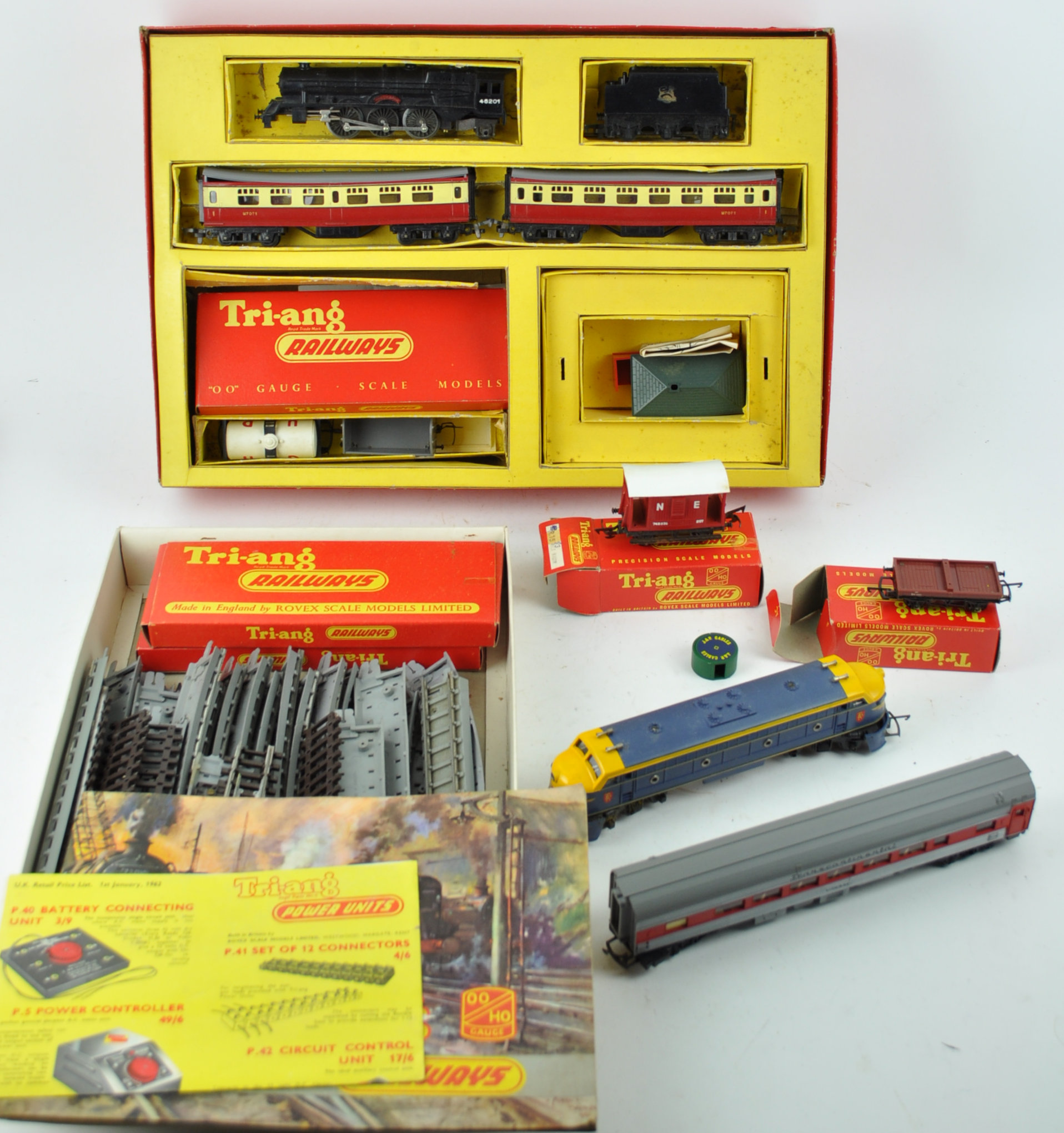 A Hornby 00 Gauge Model Railway locomotive train set - Image 2 of 2