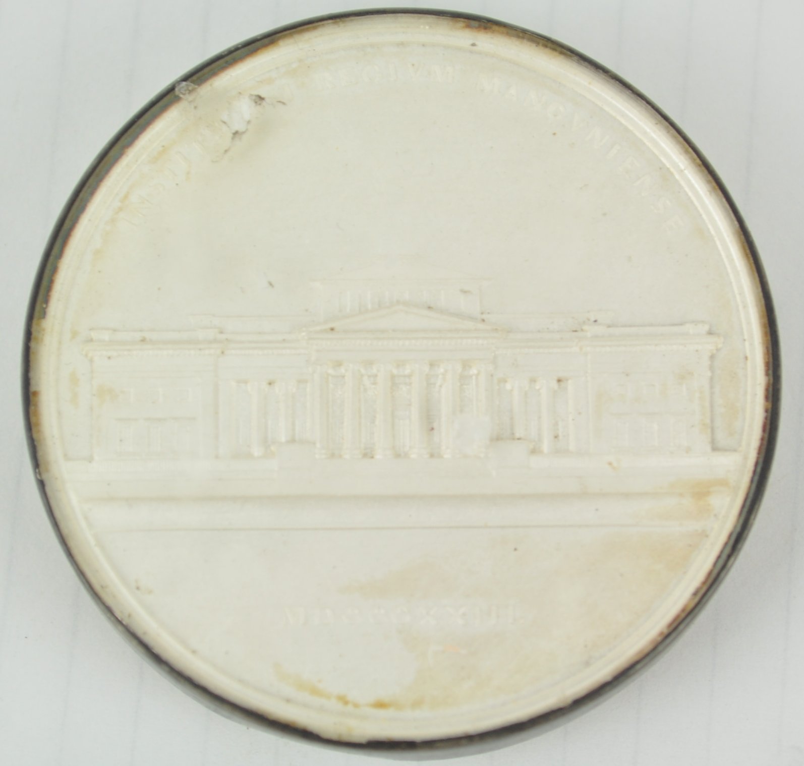 A cased and glazed silver medal, - Image 2 of 3