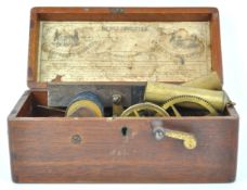 A 19th century mahogany cased 'Improved Magneto-Electric Machine' for Nervous Diseases,