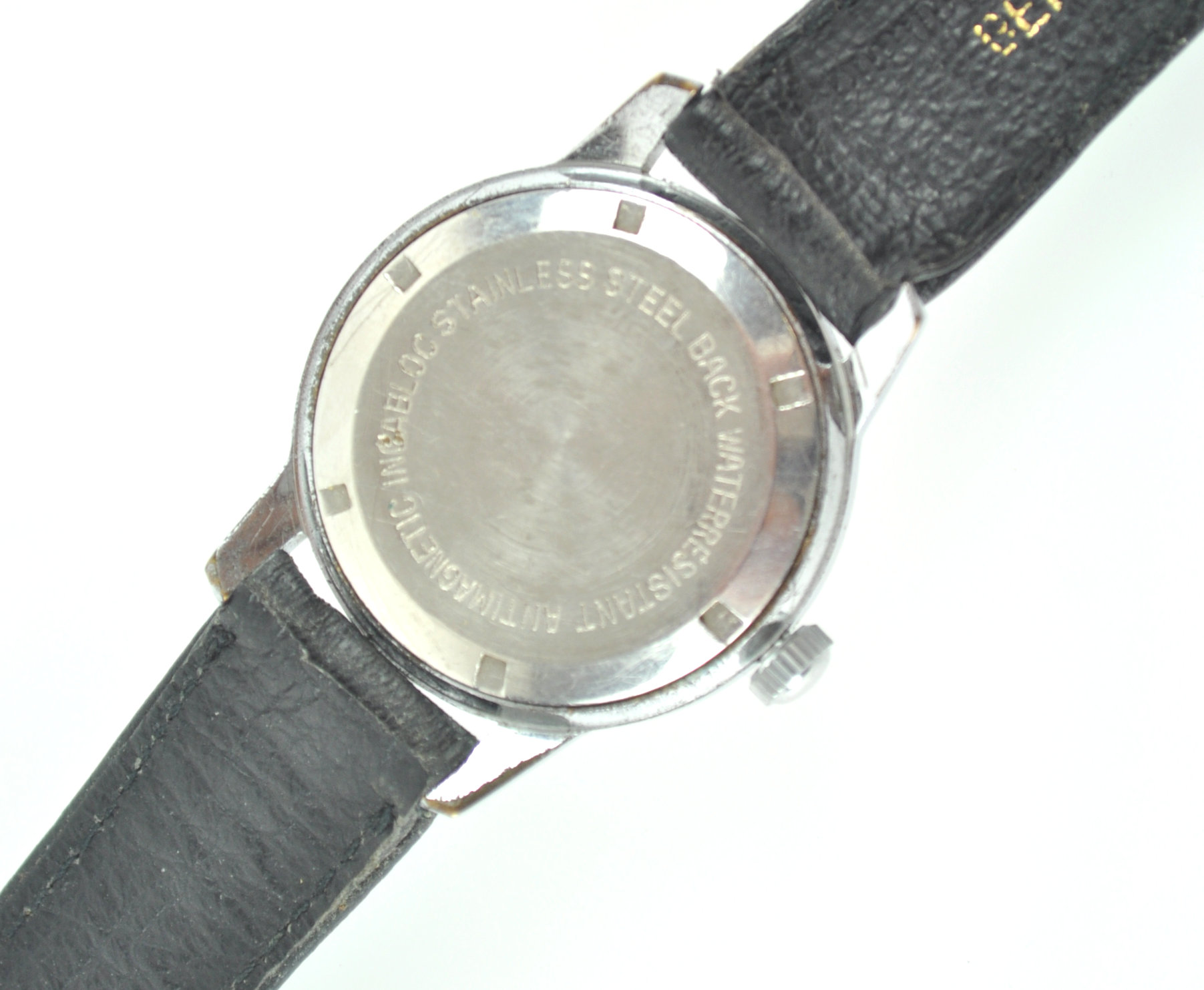 A stainless steel wristwatch. Circular champagne dial signed 'Ernest Borel Neuchatel' Incabloc. - Image 2 of 3