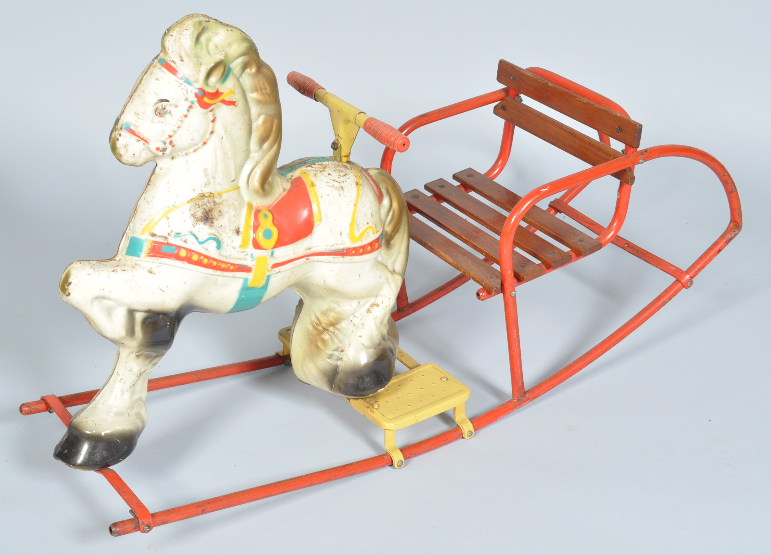 A 1950's retro vintage children's Mobo rocking horse. - Image 2 of 2