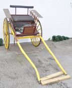 A mid 20th century Norfolk market cart, made by Cole of Northmead Avenue, Midsomer Norton,