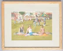 Mary Beresford Williams, On the Beach, watercolour, signed lower right,