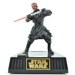 A Star Wars animated interactive figure money box of Darth Maul,