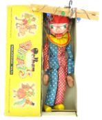 A Pelham clown puppet, in original box,