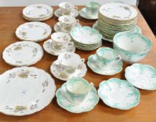 A Foley china tea service,